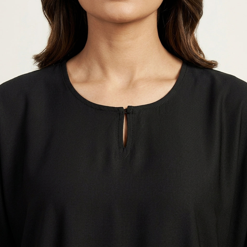 Essential Black Nida Abaya