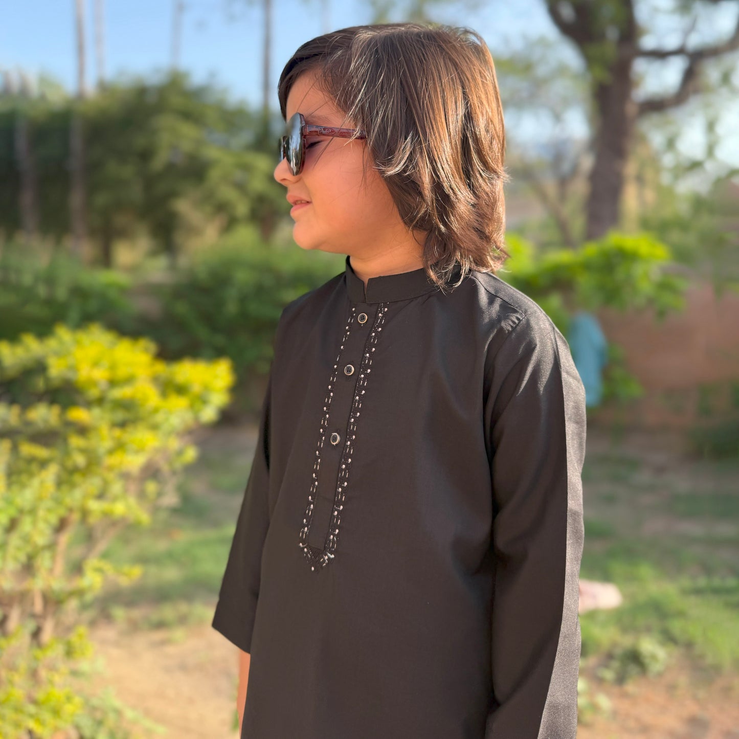 Black Kids Shalwar Kameez