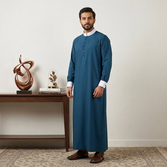 Slate Blue Men's Designer thobe