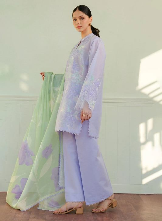 Eshal Lilac – 3PC Embroidered