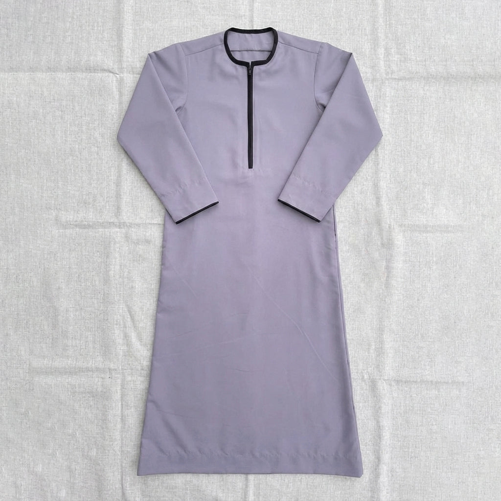 Grey Kids Designer Jubba Thobe