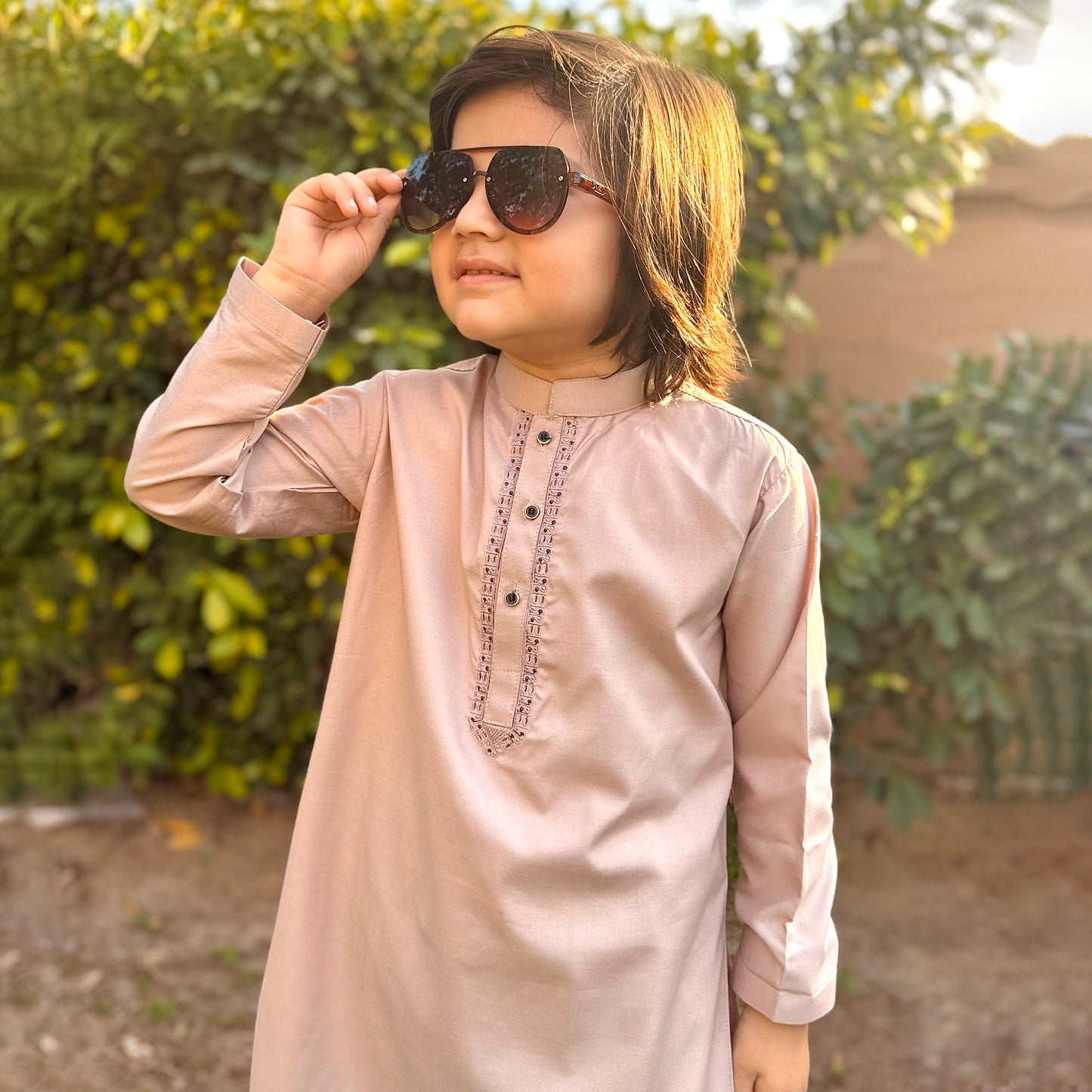 Light Pink Kids Shalwar Kameez