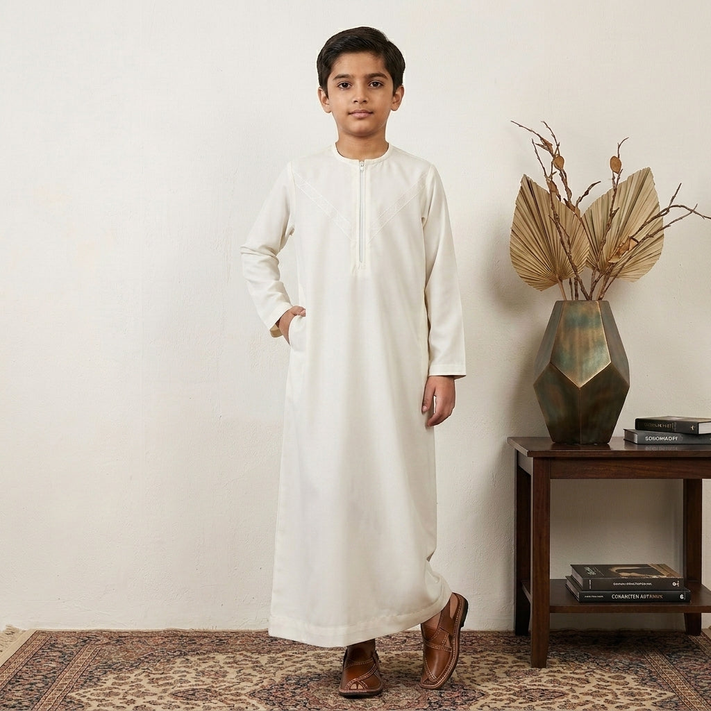 Off-White Kids Omani Jubba Thobe