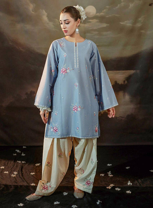 Sahar Sky – 2PC Embroidered