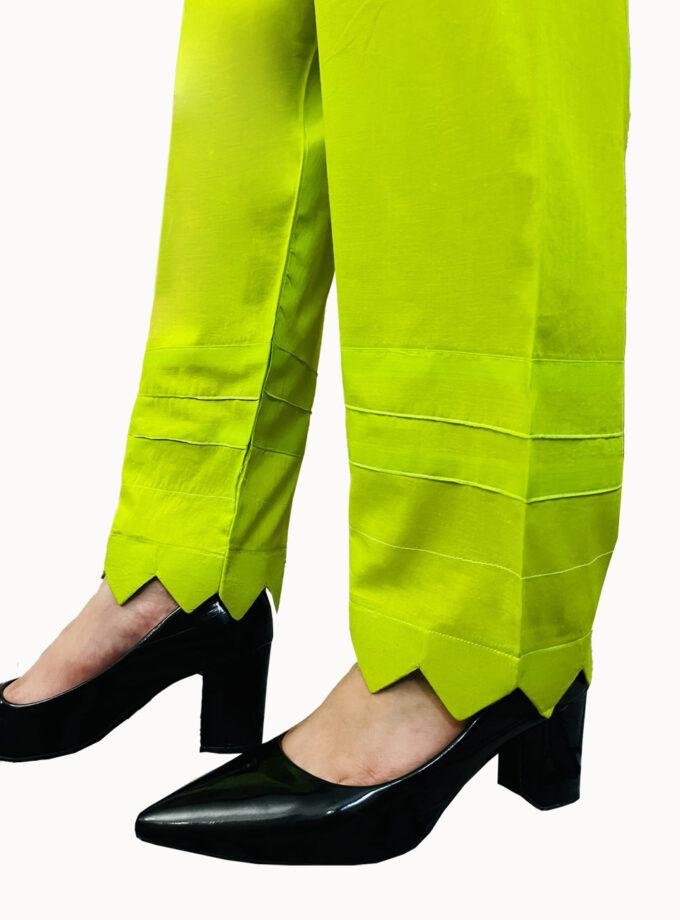 Bright Green Solid Color For Women