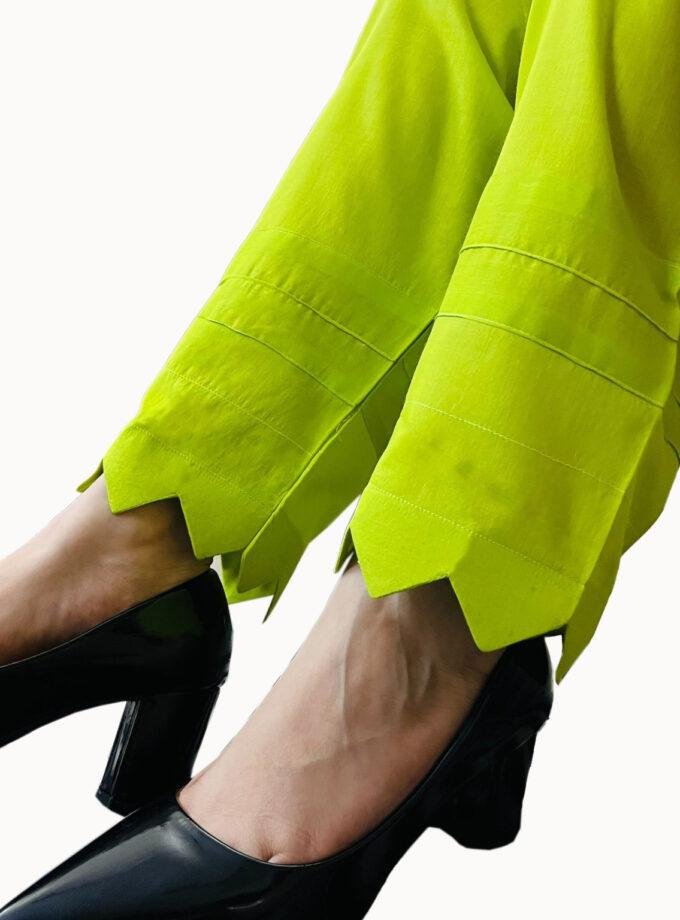 Bright Green Solid Color For Women