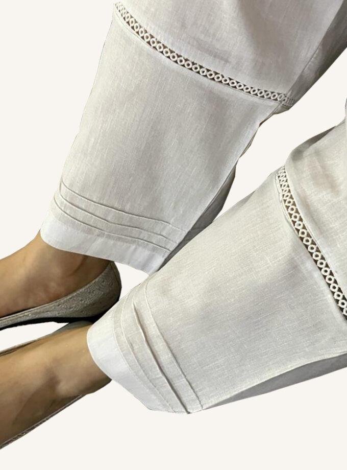 White Trousers For Women Style 1