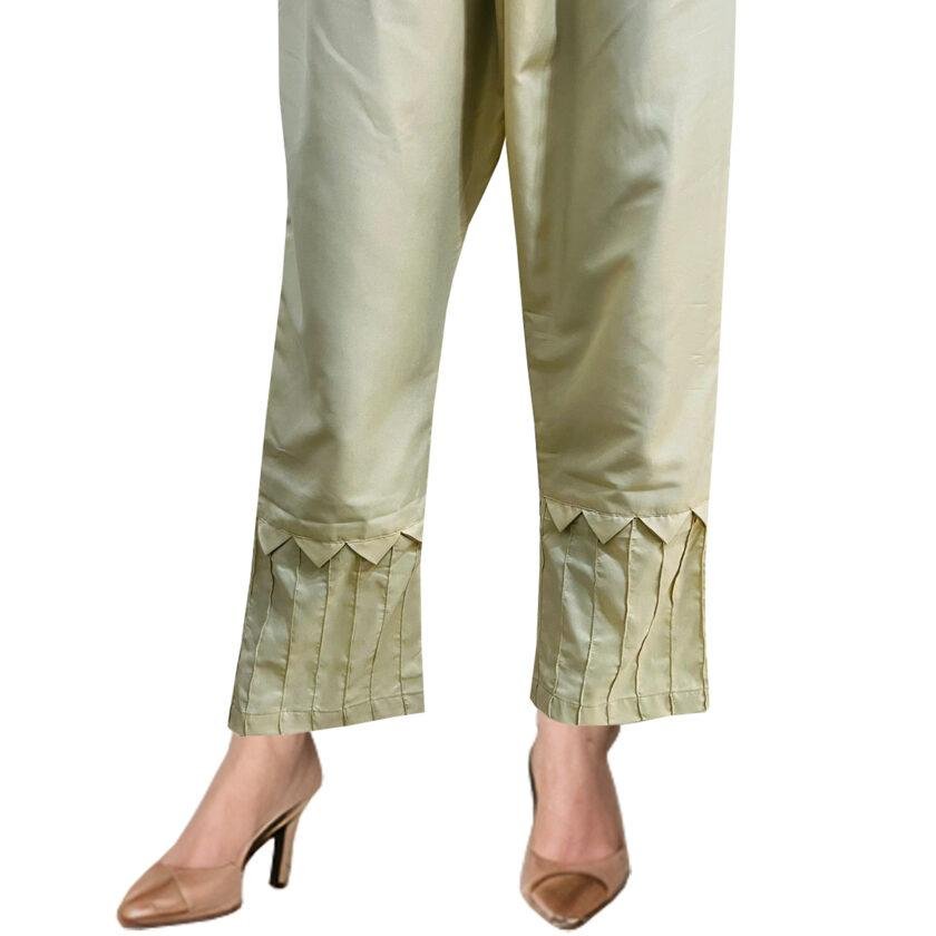 Beige Stylish Trousers For Women