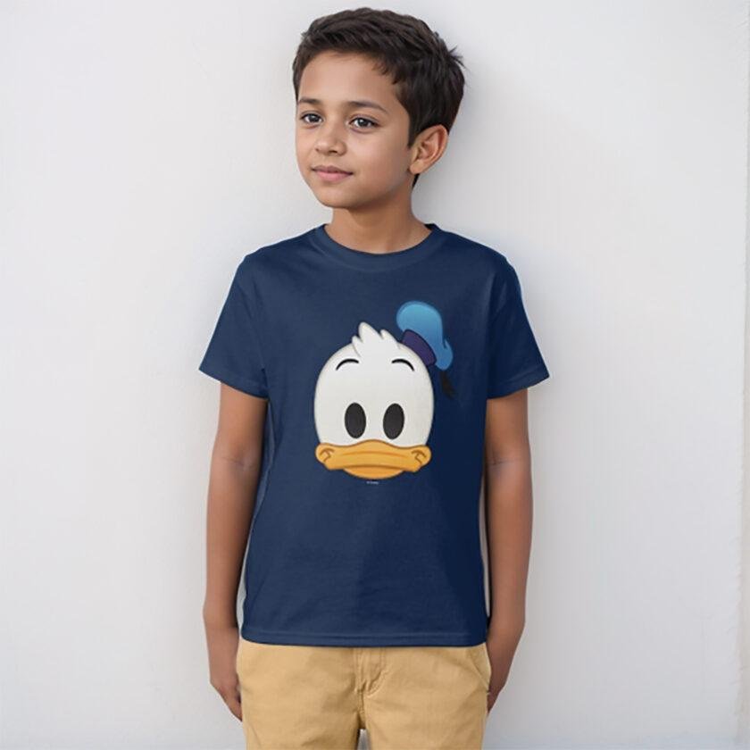 Dark Navy printed t-shirts for kids