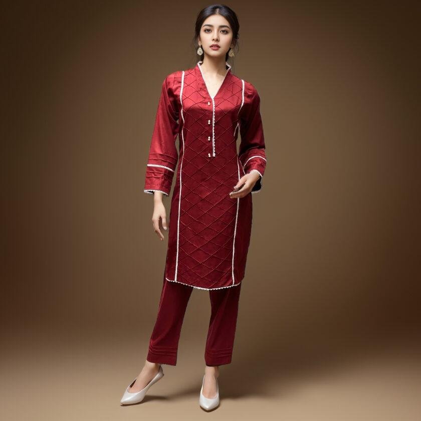 Maroon co ord sets pakistan