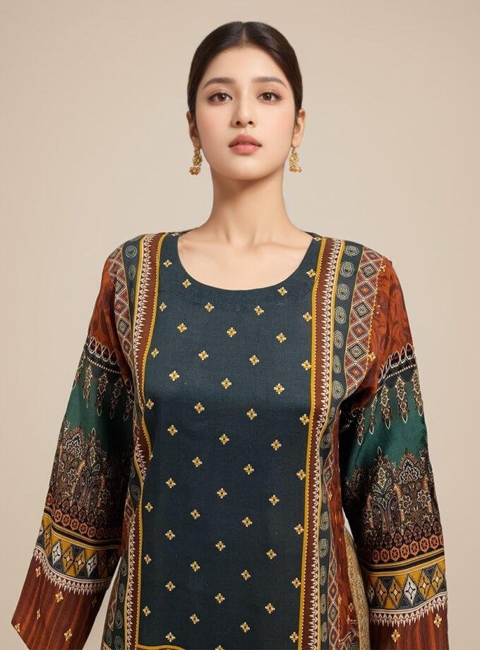 Multi Color Pakistani linen kurti