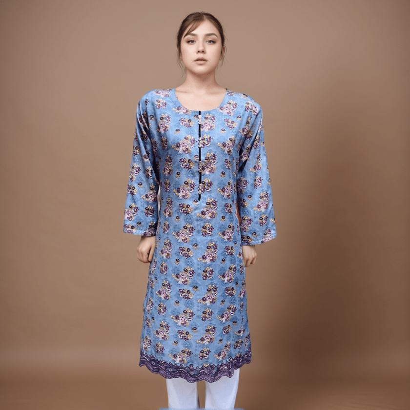 steel-blue-pakistani-kurtis-wholesale