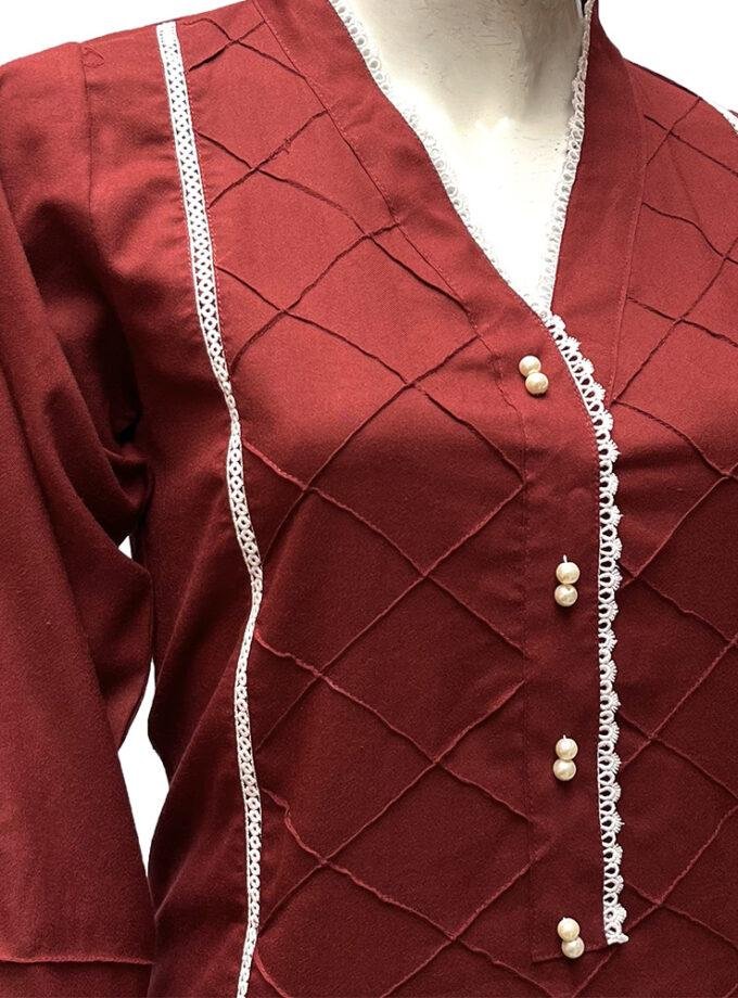 dark red kurti