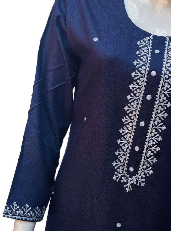 navy blue colour kurti