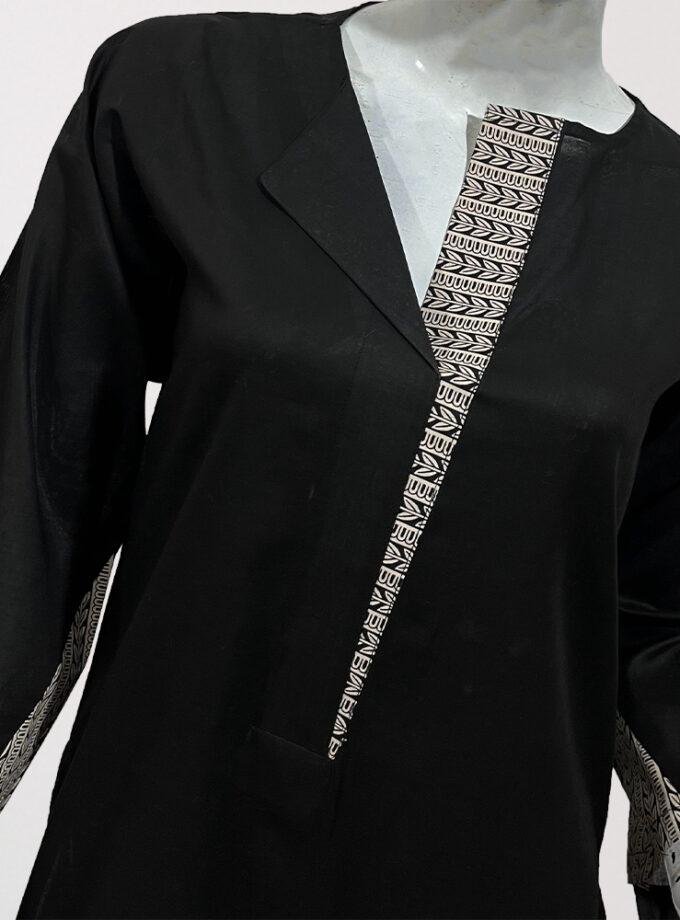 stylish black kurti design